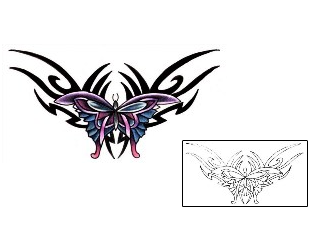 Butterfly Tattoo Specific Body Parts tattoo | L1F-00360