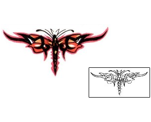 Dragonfly Tattoo Specific Body Parts tattoo | L1F-00365