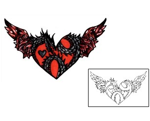 Dragon Tattoo Specific Body Parts tattoo | L1F-00415