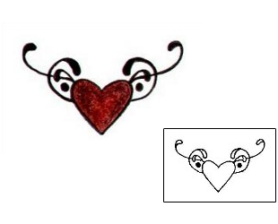 Heart Tattoo Specific Body Parts tattoo | L1F-00433