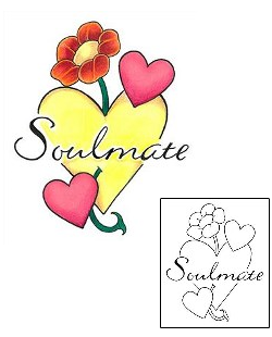 Picture of Soulmate Heart Tattoo