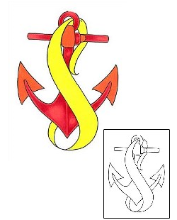 Anchor Tattoo Miscellaneous tattoo | L2F-00062