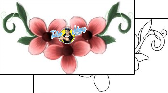 Flower Tattoo plant-life-flowers-tattoos-lisa-smith-laf-00022