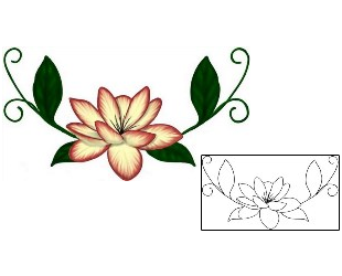 Lotus Tattoo Plant Life tattoo | LAF-00023