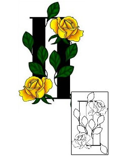 Rose Tattoo Plant Life tattoo | LAF-00050
