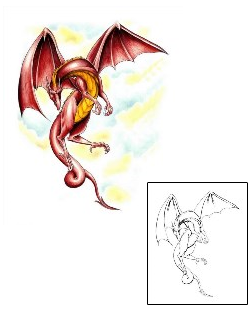 Dragon Tattoo Mythology tattoo | LBF-00023
