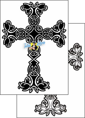 Cross Tattoo religious-and-spiritual-cross-tattoos-lucky-celtic-lcf-00642