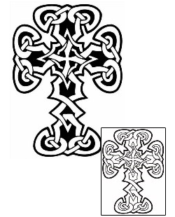 Cross Tattoo Religious & Spiritual tattoo | LCF-00655