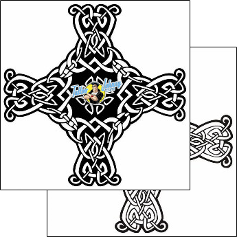 Cross Tattoo religious-and-spiritual-cross-tattoos-lucky-celtic-lcf-00670