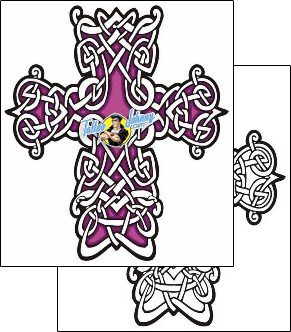 Cross Tattoo religious-and-spiritual-cross-tattoos-lucky-celtic-lcf-00722