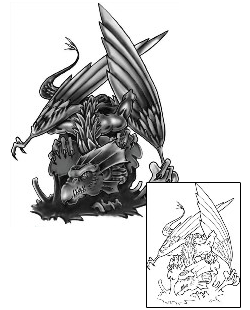 Monster Tattoo Mythology tattoo | LDF-00055