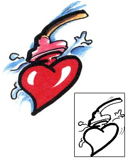 Heart Tattoo For Women tattoo | LFF-00032
