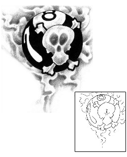 Skull Tattoo Horror tattoo | LFF-00094