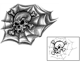 Spider Web Tattoo Horror tattoo | LFF-00199