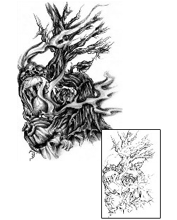 Tree Tattoo Plant Life tattoo | LFF-00218