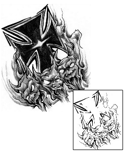 Devil - Demon Tattoo Horror tattoo | LFF-00242
