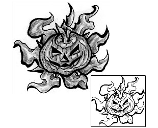 Pumpkin Tattoo Astronomy tattoo | LFF-00651