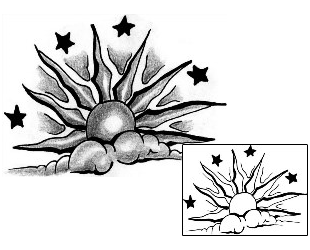 Celestial Tattoo Astronomy tattoo | LFF-00659