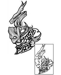 Picture of Irish Pride Banner Tattoo