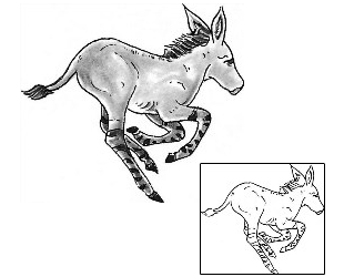 Horse Tattoo Animal tattoo | LGF-00043