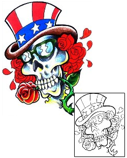 USA Tattoo Plant Life tattoo | LGF-00167