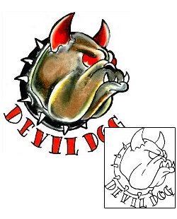 Devil - Demon Tattoo Devil Dog Tattoo