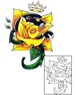Rose Tattoo Plant Life tattoo | LGF-00242