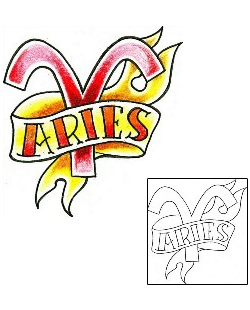 Aries Tattoo Miscellaneous tattoo | LGF-00318