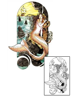 Mermaid Tattoo Mythology tattoo | LHF-00013