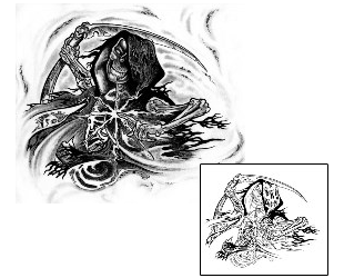 Reaper Tattoo Horror tattoo | LIF-00019
