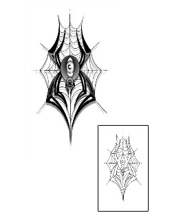 Spider Web Tattoo Insects tattoo | LLF-00175
