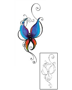 Butterfly Tattoo Insects tattoo | LLF-00186