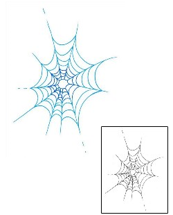 Spider Web Tattoo LLF-00188