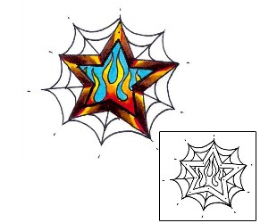 Spider Web Tattoo Miscellaneous tattoo | LLF-00219