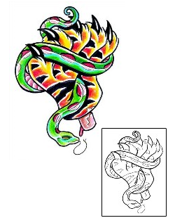 Reptile Tattoo Snake Wrap Tattoo