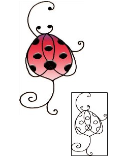 Ladybug Tattoo For Women tattoo | LLF-00278