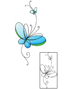 Butterfly Tattoo For Women tattoo | LLF-00283