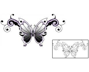 Butterfly Tattoo For Women tattoo | LLF-00285