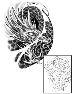 Dragon Tattoo Mythology tattoo | LLF-00292