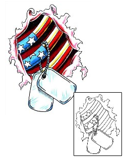 Patriotic Tattoo Patronage tattoo | LMF-00037