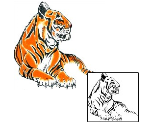Tiger Tattoo Animal tattoo | LNF-00013