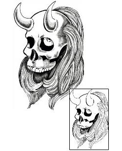 Skull Tattoo Horror tattoo | LNF-00064