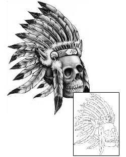 Skull Tattoo Miscellaneous tattoo | LOF-00020