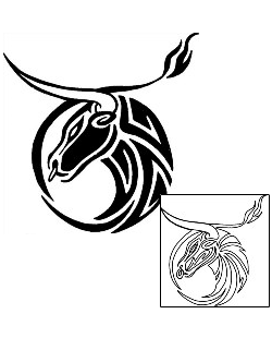 Taurus Tattoo Zodiac tattoo | LPF-00026