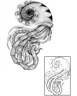 Snail Tattoo Horror tattoo | LQF-00021