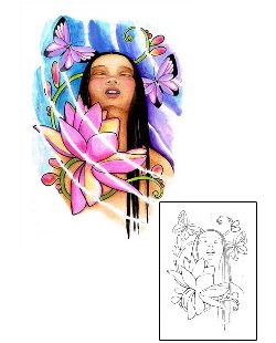 Lotus Tattoo Talitha Fairy Tattoo