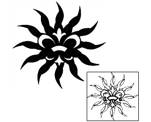 Sun Tattoo Astronomy tattoo | LRF-00022