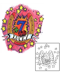 Lucky Seven Tattoo Miscellaneous tattoo | LWF-00014