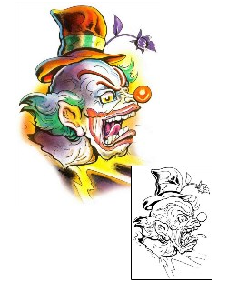 Clown Tattoo Mythology tattoo | M1F-00021