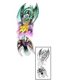 Dragon Tattoo Mythology tattoo | M1F-00041